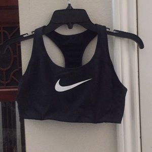 Nike black sports bra